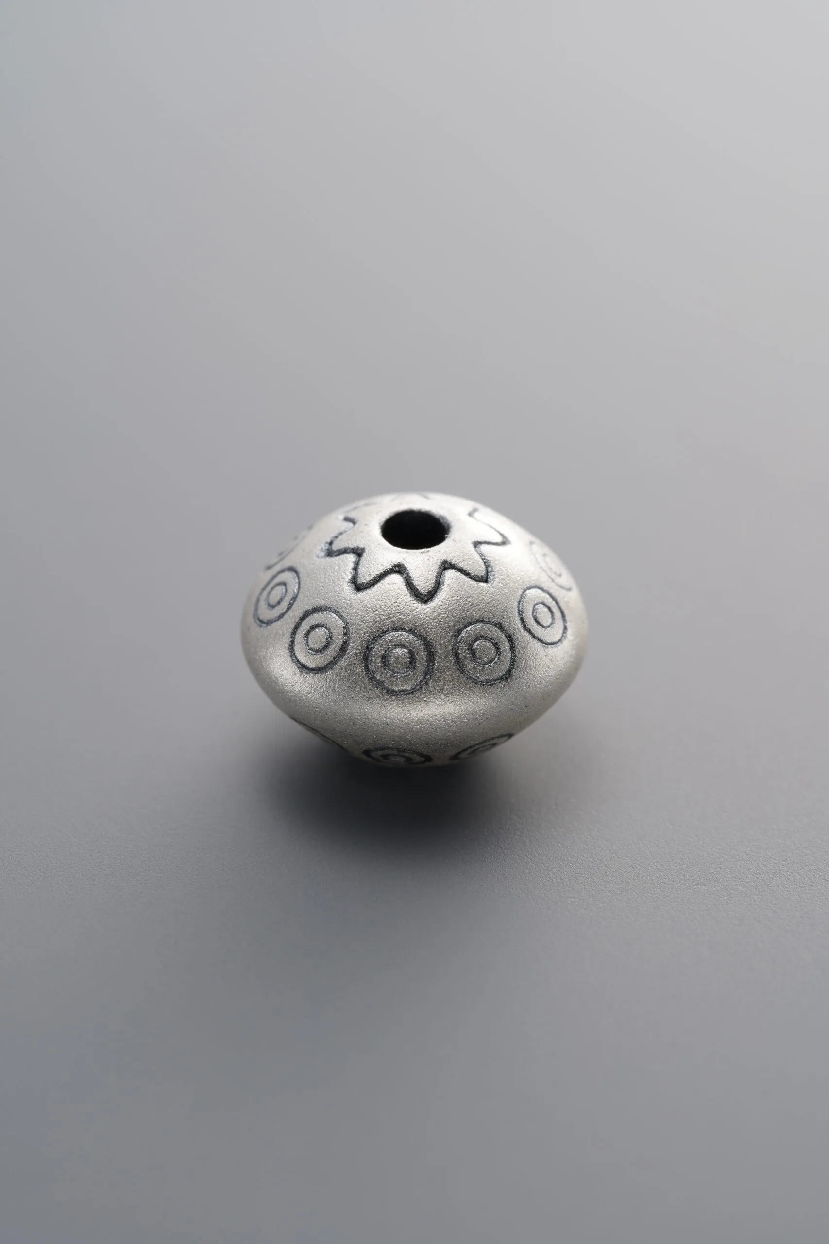 Flying Saucer Spacer Bead