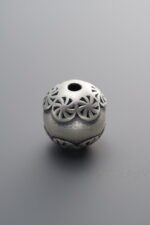 999 Silver-Vintage-Patterned LanternLantern Shape Spacer Bead-11mm - Image 3