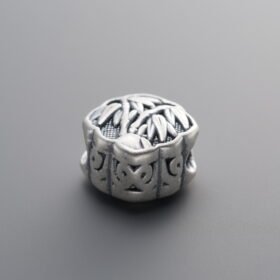 Bamboo Pattern Box Spacer Beads