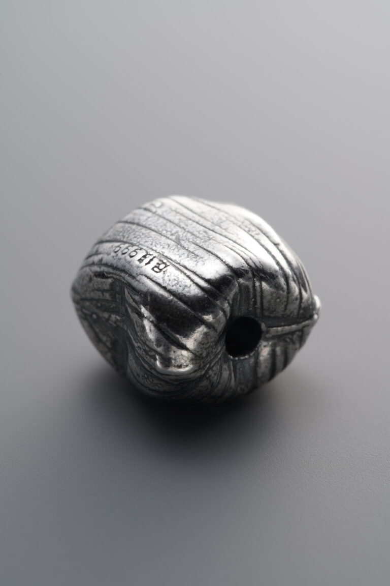 3D Wrinkled Pattern Square Flat Spacer Bead