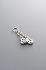 999 Fine Silver-Antiqued-Auspicious Cloud Pendant-29mm