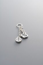 999 Fine Silver-Antiqued-Auspicious Cloud Pendant-29mm - Image 3