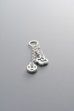 999 Fine Silver-Antiqued-Auspicious Cloud Pendant-29mm - Image 3