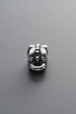 999 Fine Silver-Antiqued-Dimensional Three-Way Connector-12mm - Image 3