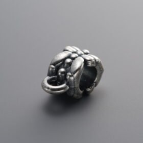 999 Silver-Vintage-3D Three-way Connector-12mm