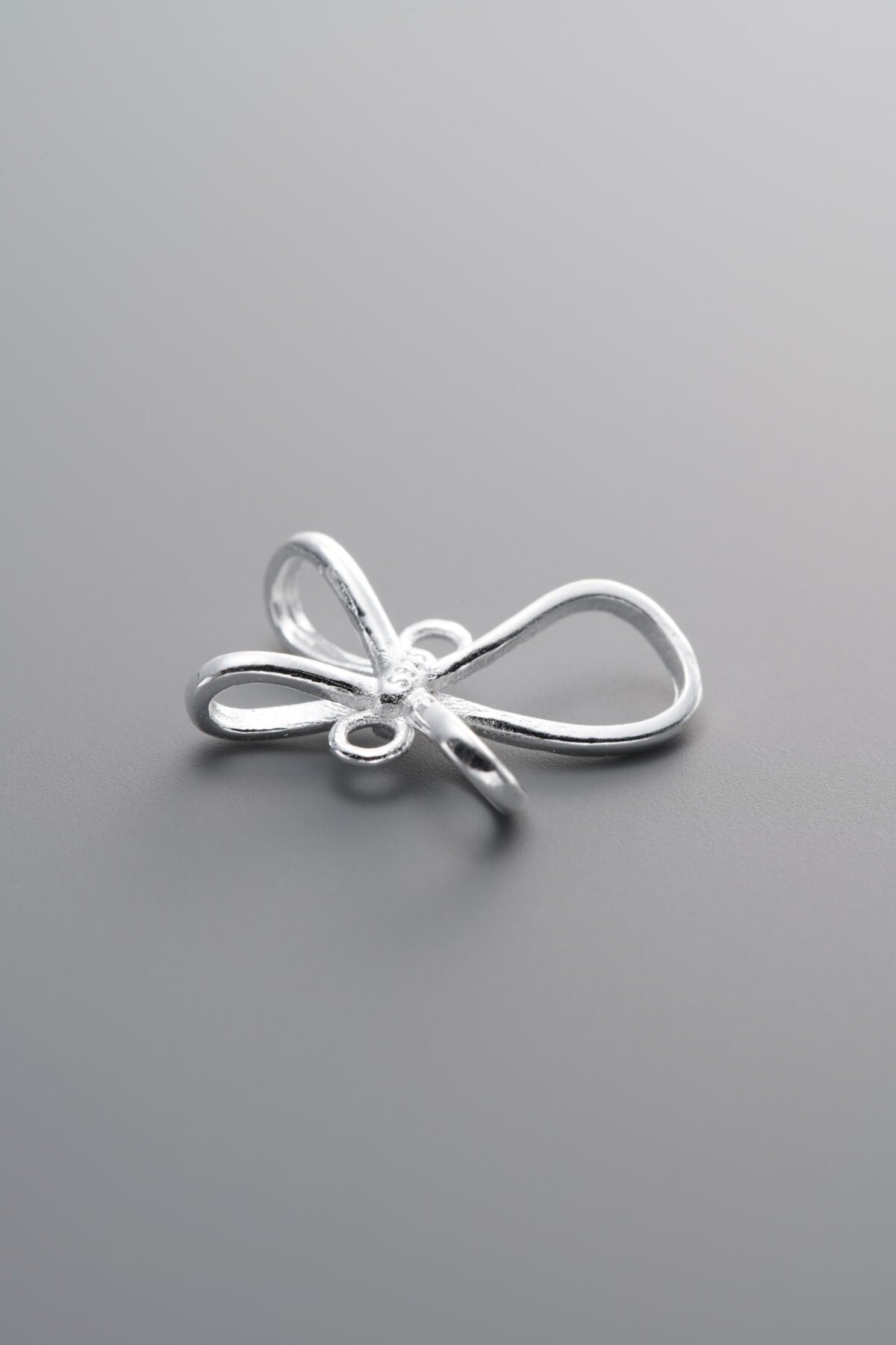 925 Sterling Silver-Bright-Butterfly Spacer Bead-14mm - Image 1