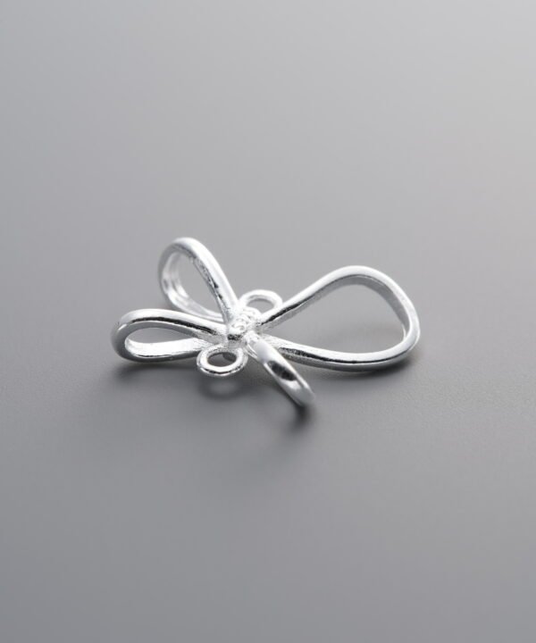 925 Sterling Silver-Bright-Butterfly Spacer Bead-14mm