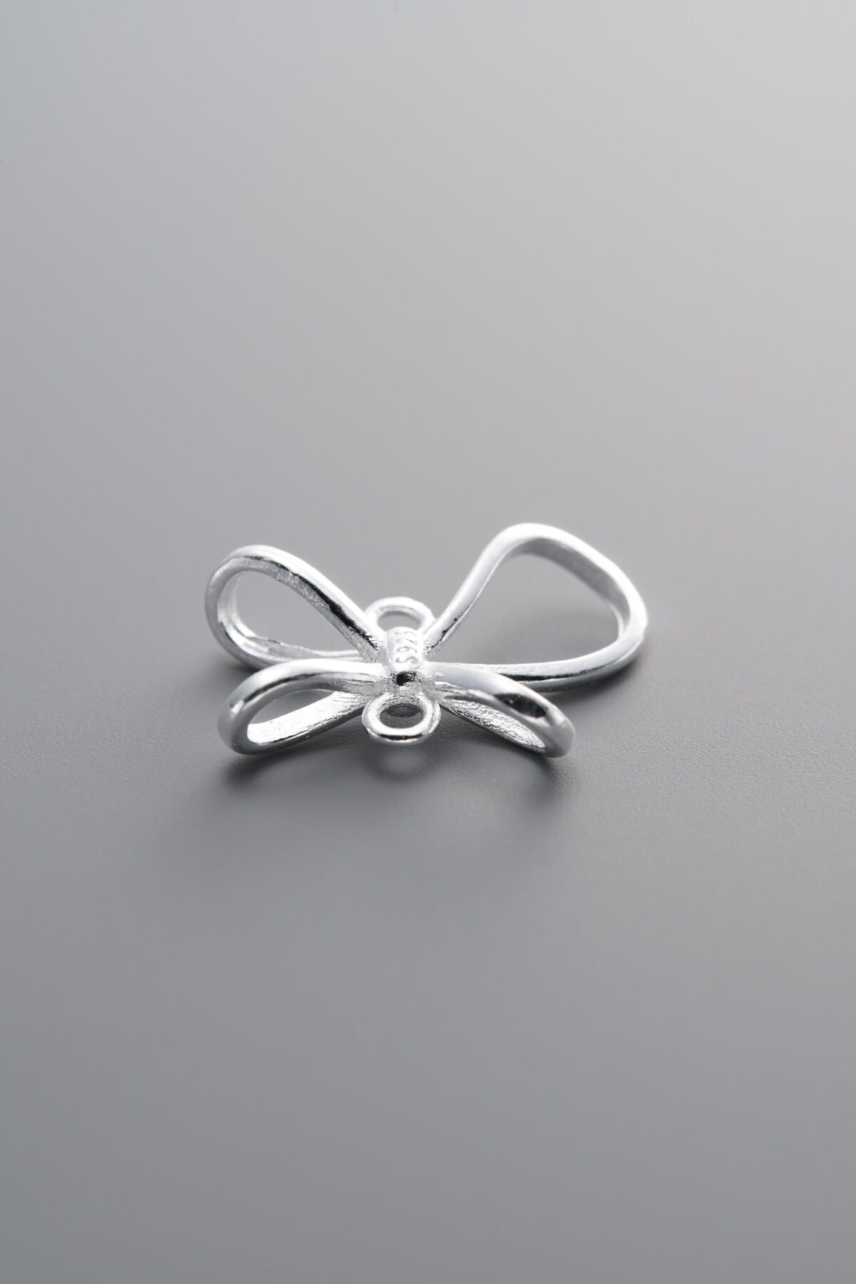 925 Sterling Silver-Bright-Butterfly Spacer Bead-14mm - Image 3