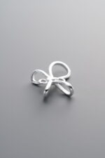 925 Sterling Silver-Bright-Butterfly Spacer Bead-14mm - Image 2