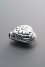 999 Silver-Vintage-Heart Spacer Bead-16mm - Image 3