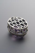 925 Silver-Vintage-Amethyst Magic Box-17mm - Image 2