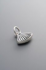 999 Silver-Vintage-Seashell Pattern Pendant-12mm - Image 3