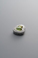 925 Silver-Plain-Gourd-Shaped Zircon & Tourmaline Magic Box-10mm