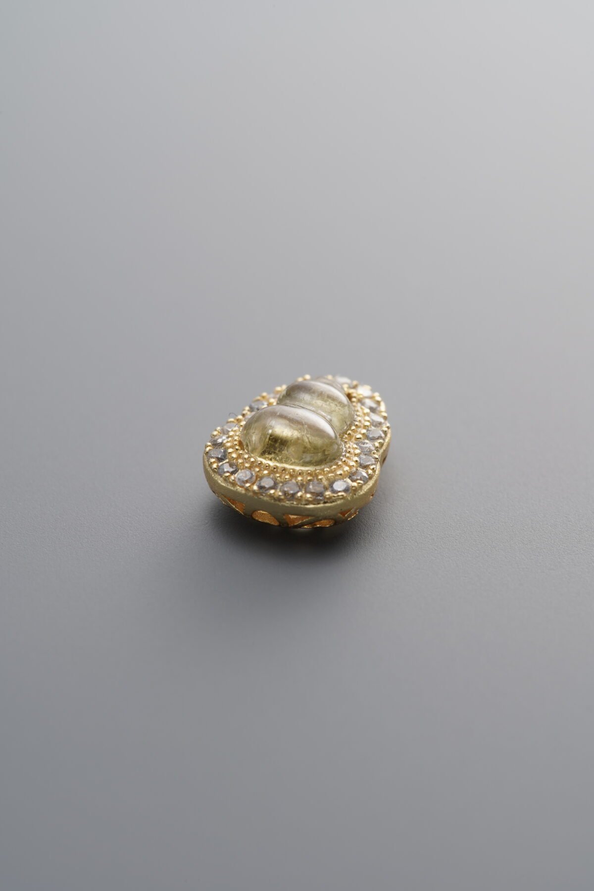 Gourd-Shaped Zircon & Tourmaline Magic Box