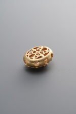 925 Sterling Silver-Gold Plated-Pink Diamond Box Bead-12mm - Image 3