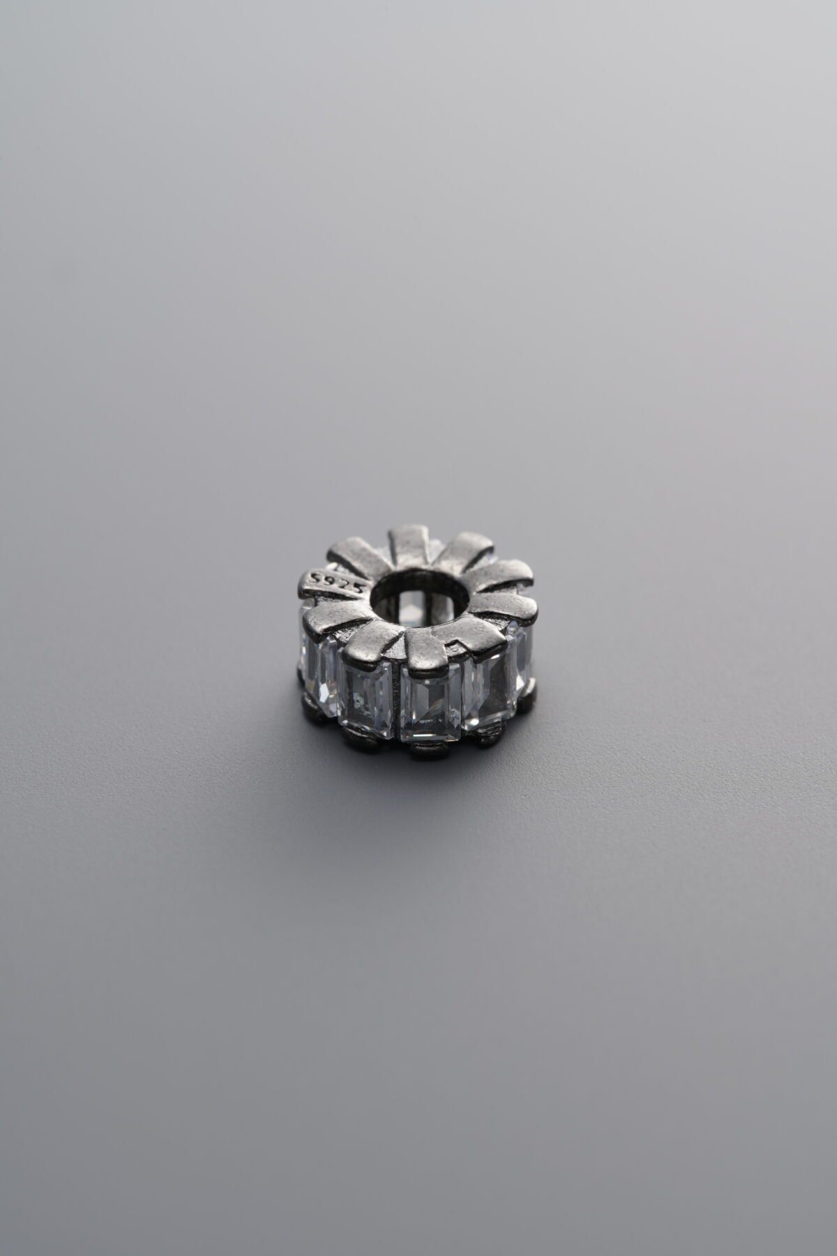 Zircon Beaded Spacer Bead