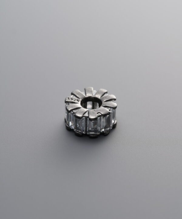 Zircon Beaded Spacer Bead