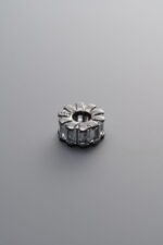 Zircon Beaded Spacer Bead