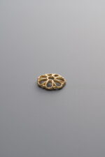 925 Sterling Silver-Gold Plated-Flower Bead Cap-6mm - Image 4