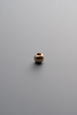 925 Sterling Silver-Gold Plated-Round Spacer Bead-3mm - Image 2