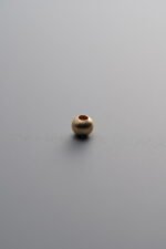 925 Sterling Silver-Gold Plated-Round Spacer Bead-3mm