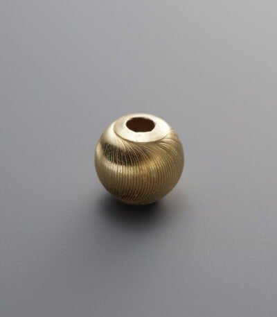 Cat Eye Pattern Round Spacer Bead
