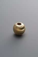 925 Sterling Silver-Gold Plated-Cat Eye Pattern Round Spacer Bead-8mm - Image 4