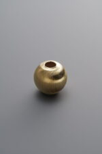 925 Sterling Silver-Gold Plated-Cat Eye Pattern Round Spacer Bead-8mm - Image 3