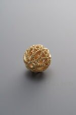 925 Sterling Silver-Gold Plated-Round Spacer Bead-10mm - Image 3