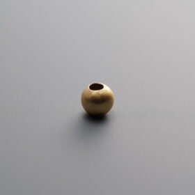 925 Sterling Silver-Gold Plated-Round Spacer Bead-4mm
