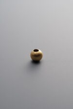 925 Sterling Silver-Gold Plated-Round Spacer Bead-4mm