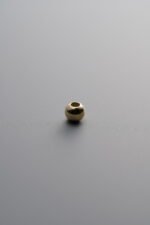 925 Sterling Silver-Gold Plated-Round Spacer Bead-3mm - Image 4