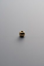 925 Sterling Silver-Gold Plated-Round Spacer Bead-3mm - Image 3
