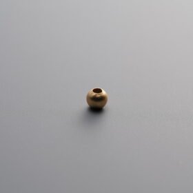 925 Sterling Silver-Gold Plated-Round Spacer Bead-2mm
