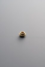 925 Sterling Silver-Gold Plated-Mini Rondelle Spacer Bead-4mm