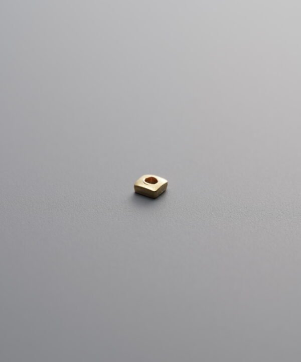 925 Silver-Gold Plated-Square Mini Spacer-2mm
