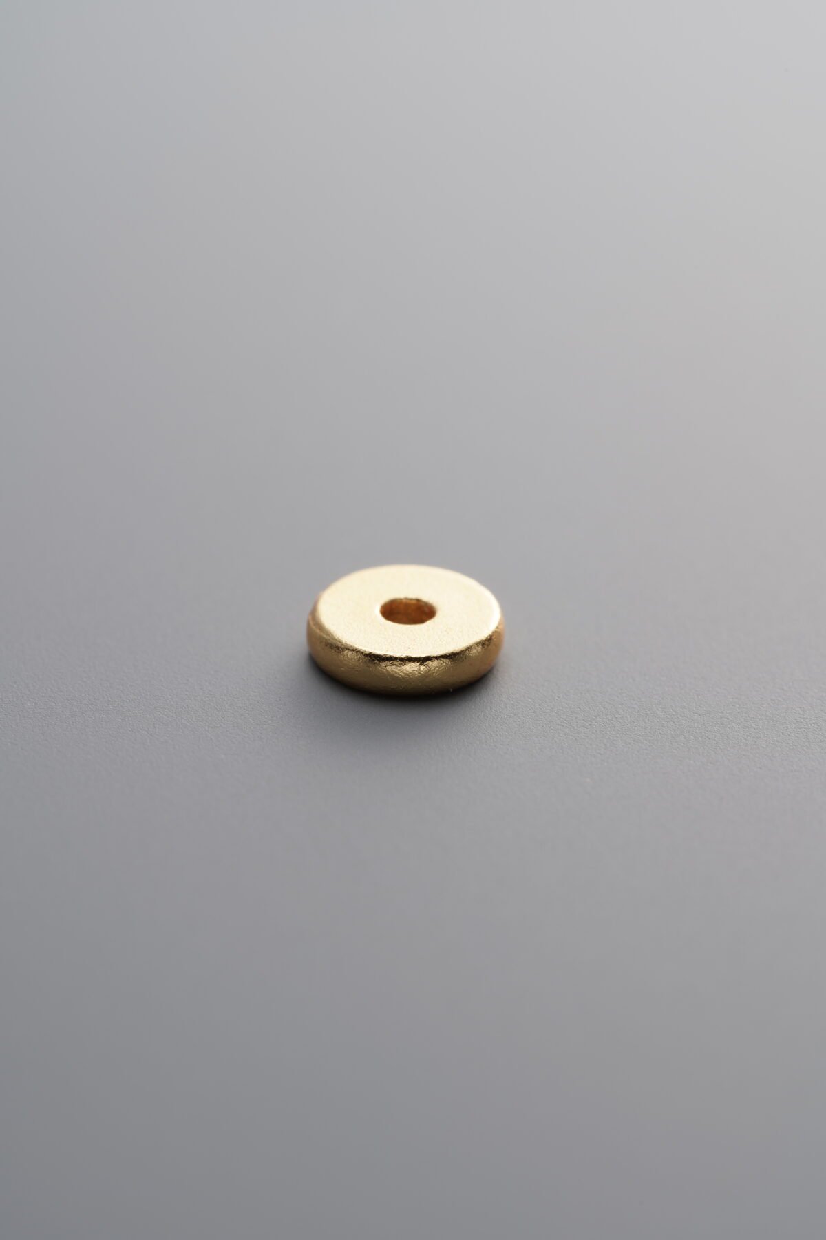 925 Sterling Silver-Gold Plated-Round Spacer Bead-5mm - Image 2