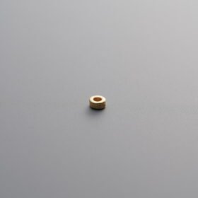 925 Silver-Gold Plated-Mini Wheel-shaped Bead-2mm
