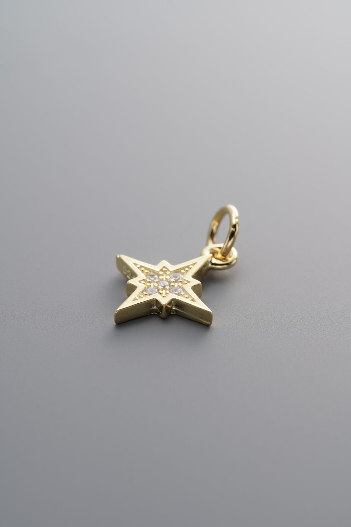 Zircon Cross Star Pendant