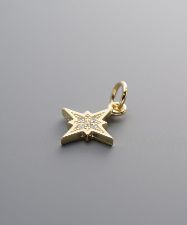 Zircon Cross Star Pendant