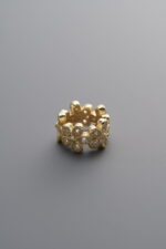 Zircon Flower Circle Spacer Bead