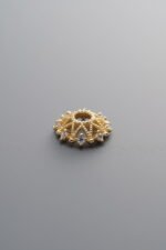 Zircon Flower Bead Cap