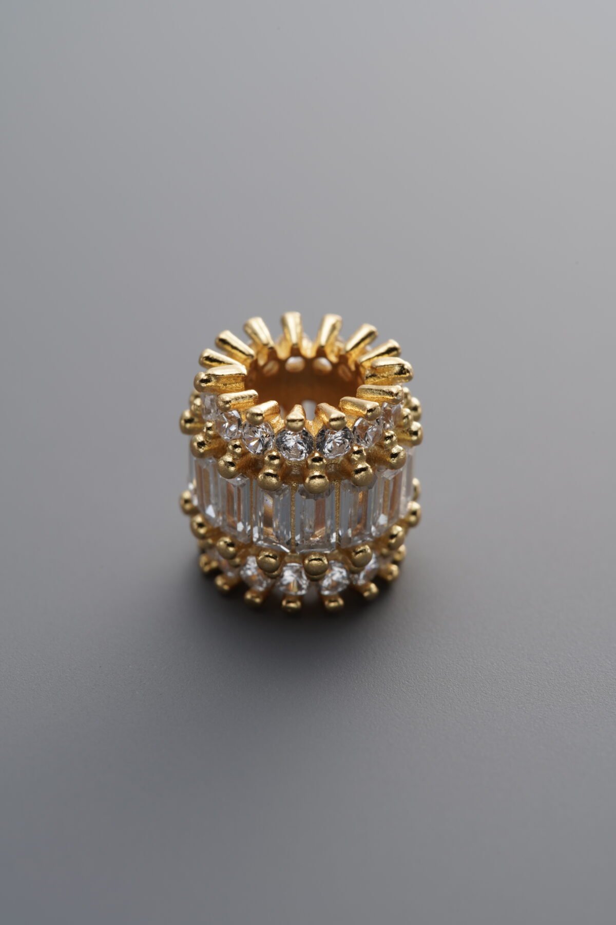 Zircon Thick Wheel-shaped Bead