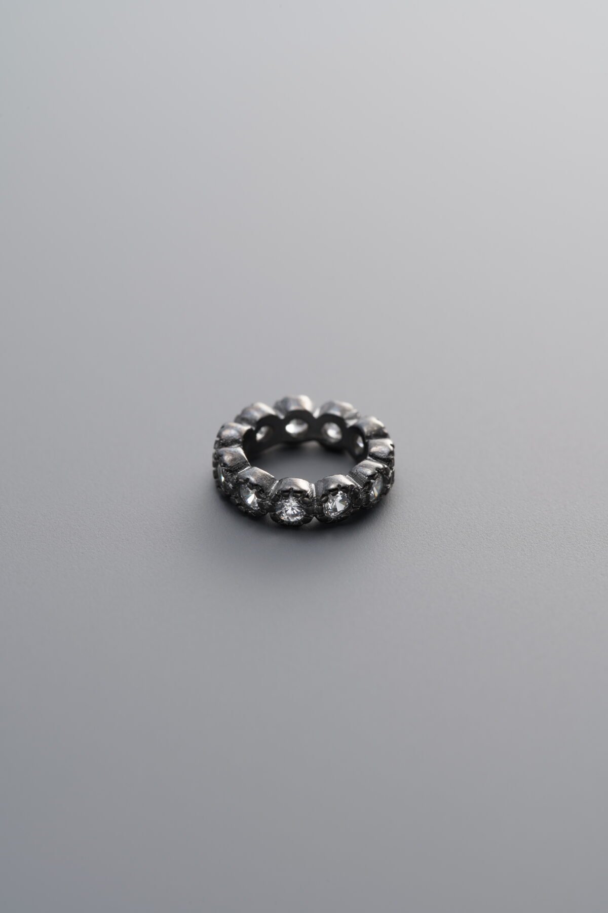 Zircon Snowflake Pattern Ring Bead
