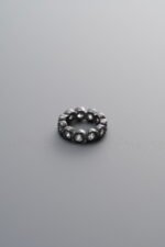 Zircon Snowflake Pattern Ring Bead