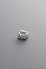 Zircon Snowflake Pattern Circle Bead