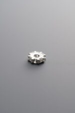 Zircon Snowflake Pattern Circle Bead
