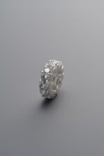 925 Silver-Plain-Zircon Gear & Coin Spacer-9mm - Image 2