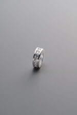 925 Sterling Silver-Bright-Zircon Rondelle Bead-6mm