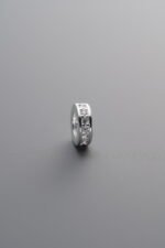 925 Silver-Plain-Zircon Wheel-shaped Bead-6mm - Image 3